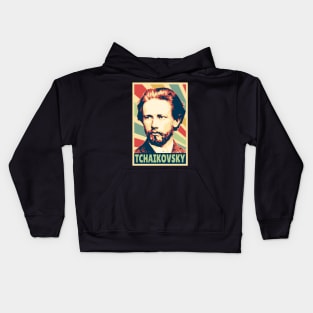 Tchaikovsky Vintage Colors Kids Hoodie